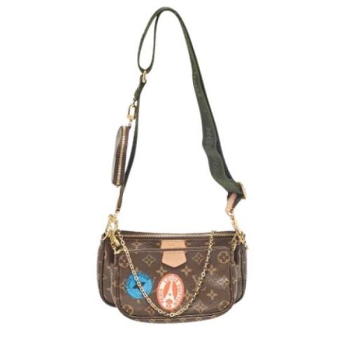 Pre-owned Canvas louis-vuitton-bags Louis Vuitton Vintage , Brown , Da...