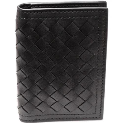 Pre-owned Leather wallets Bottega Veneta Vintage , Black , Heren