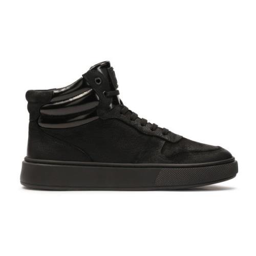 Zwarte sneakers met hoge schacht Kazar , Black , Heren