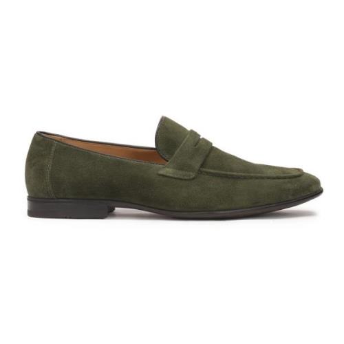 Suède loafers in khaki kleur Kazar , Beige , Heren