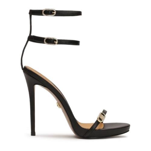 Elegante sandalen met dunne bandjes Kazar , Black , Dames