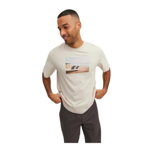 Copenhagen Photo Tee Jack & Jones , Beige , Heren