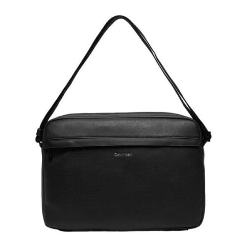 Messenger Bag Herfst/Winter Collectie Calvin Klein , Black , Heren