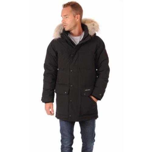 Zwarte Emory Parka Arctic Tech Geïsoleerd Canada Goose , Black , Heren