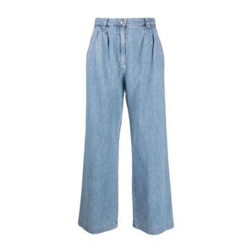 Wide Jeans A.p.c. , Blue , Dames