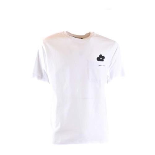 Casual Katoenen T-Shirt Lardini , White , Heren