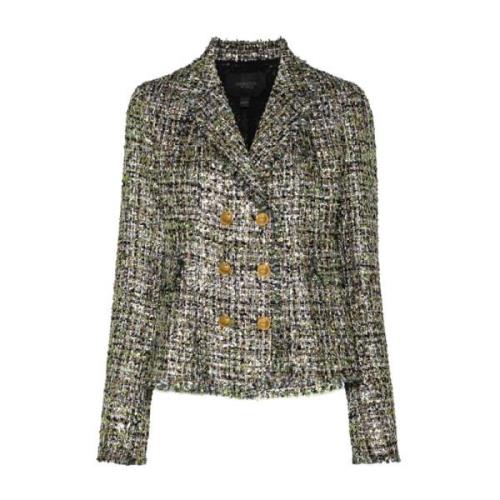 Tweed Blazer Jas Giambattista Valli , Green , Dames