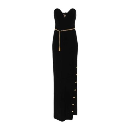 Jurk met Riem Elisabetta Franchi , Black , Dames