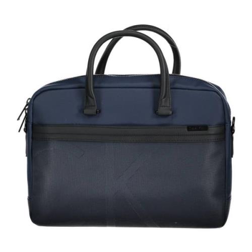 Blauwe Laptoptas met Verstelbare Band Calvin Klein , Blue , Heren