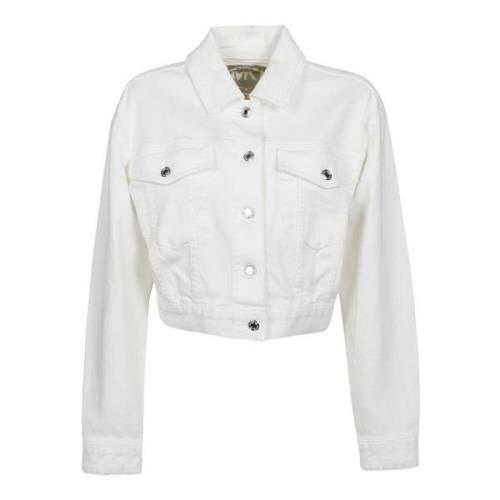 Denim Jackets Michael Kors , White , Dames