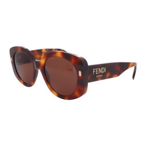 Elegant Eyewear Collection Fendi , Brown , Dames