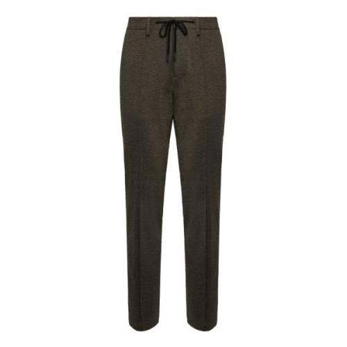 B Tech Broek in een stretch viscose en nylon mix Boggi Milano , Brown ...