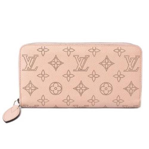 Pre-owned Leather wallets Louis Vuitton Vintage , Pink , Dames