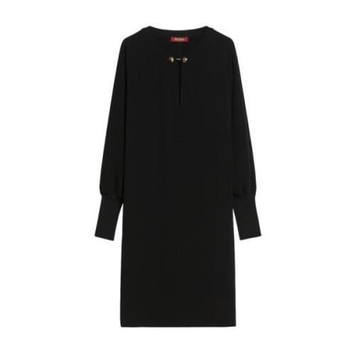 Elegante Jurk voor Speciale Gelegenheden Max Mara Studio , Black , Dam...