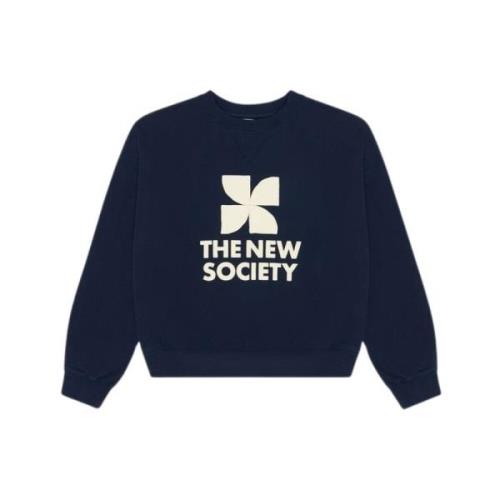 Gezellig Midnight Navy Space Woman Sweater The New Society , Blue , Da...