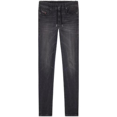 Zwarte Jeans voor Mannen Ss24 Diesel , Black , Heren