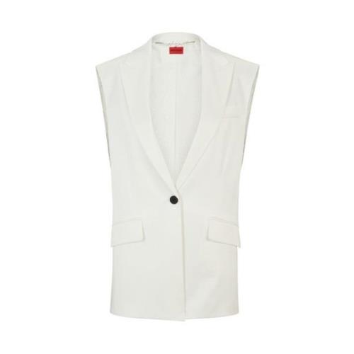 Stijlvol Sako Mode Accessoire Hugo Boss , White , Dames