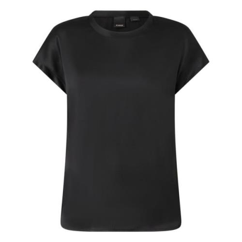 Zwarte Top D Farida MM Raso Pinko , Black , Dames