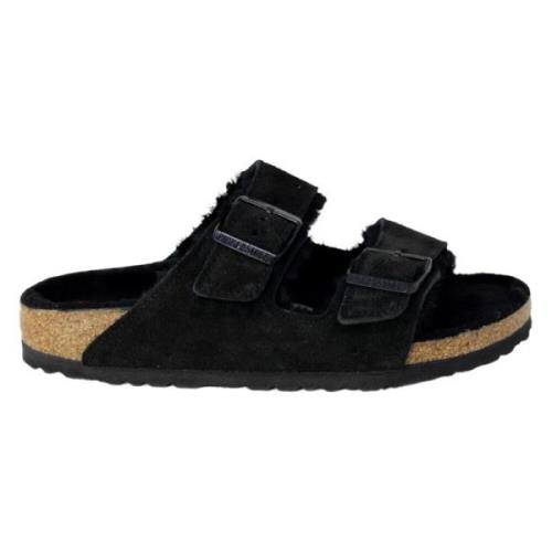 Shearling Arizona Laarzen in Zwart Birkenstock , Black , Heren