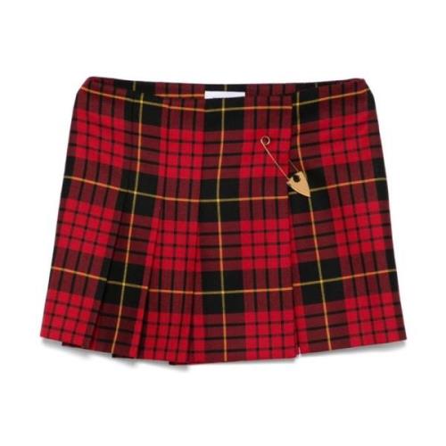 Tartan Check Wikkelrok Alexander McQueen , Multicolor , Dames