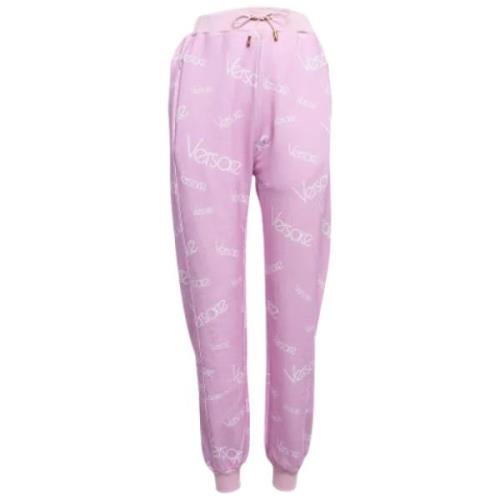 Pre-owned Cotton bottoms Versace Pre-owned , Pink , Dames