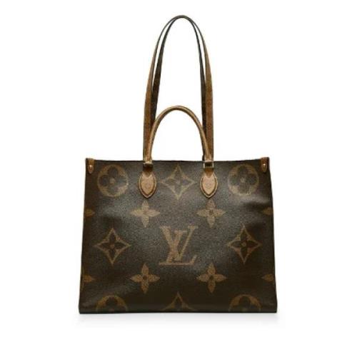 Pre-owned Canvas louis-vuitton-bags Louis Vuitton Vintage , Brown , Da...