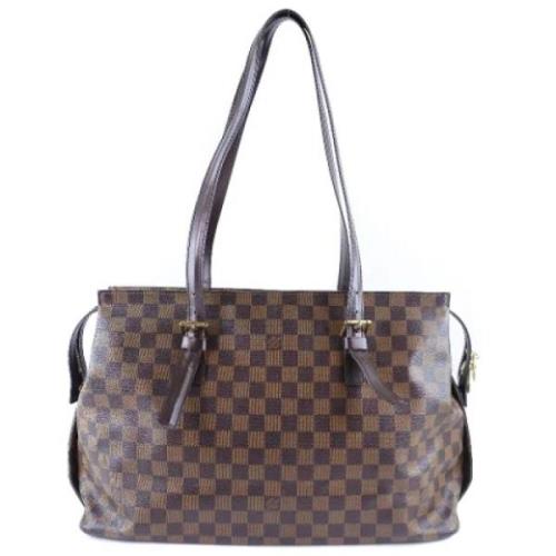 Pre-owned Canvas louis-vuitton-bags Louis Vuitton Vintage , Brown , Da...