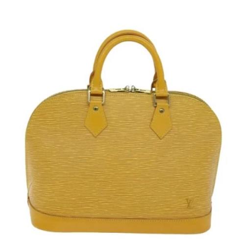 Pre-owned Leather louis-vuitton-bags Louis Vuitton Vintage , Yellow , ...