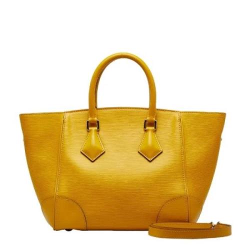 Pre-owned Leather louis-vuitton-bags Louis Vuitton Vintage , Yellow , ...