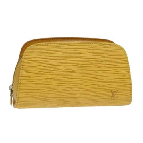 Pre-owned Leather louis-vuitton-bags Louis Vuitton Vintage , Yellow , ...