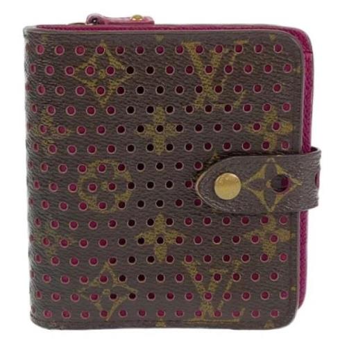 Pre-owned Leather wallets Louis Vuitton Vintage , Brown , Dames