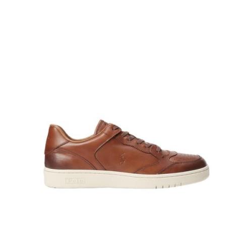 Bruine Sneakers voor Heren Polo Ralph Lauren , Brown , Heren