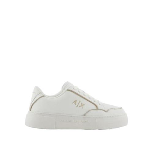 Casual Sneakers Armani Exchange , White , Dames