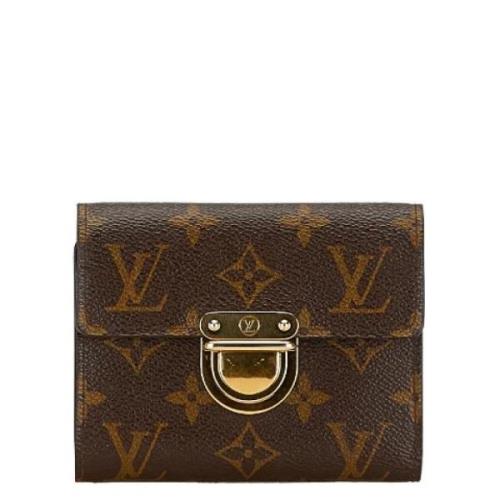 Pre-owned Canvas wallets Louis Vuitton Vintage , Brown , Dames