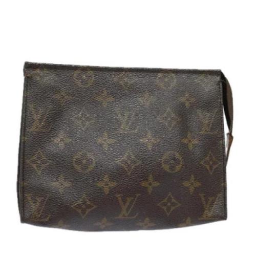 Pre-owned Canvas pouches Louis Vuitton Vintage , Brown , Dames