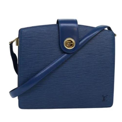 Pre-owned Leather louis-vuitton-bags Louis Vuitton Vintage , Blue , Da...