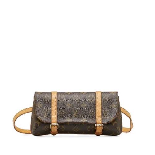 Pre-owned Canvas crossbody-bags Louis Vuitton Vintage , Brown , Dames