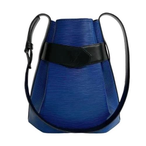 Pre-owned Leather louis-vuitton-bags Louis Vuitton Vintage , Blue , Da...