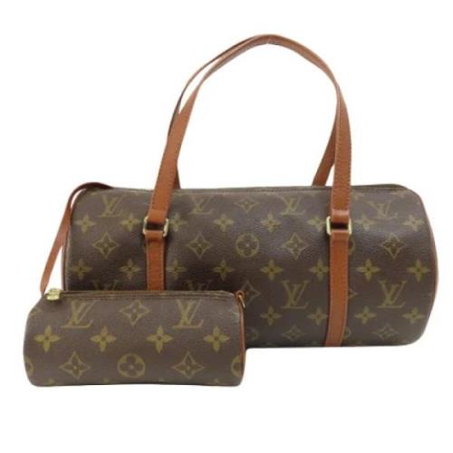 Pre-owned Canvas louis-vuitton-bags Louis Vuitton Vintage , Brown , Da...