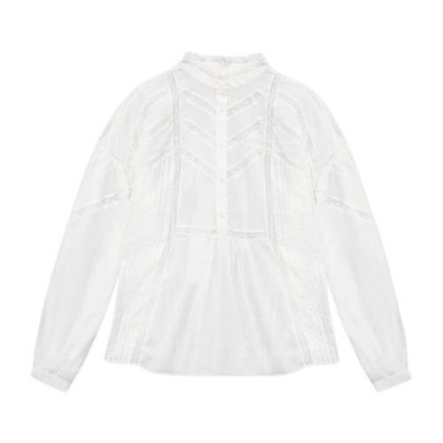 Stijlvolle Gelma Top voor Vrouwen Isabel Marant Étoile , White , Dames