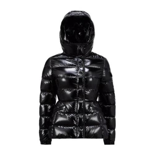 Dames Barante Zwarte Jas Moncler , Black , Dames