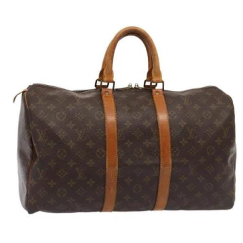 Pre-owned Canvas travel-bags Louis Vuitton Vintage , Brown , Dames