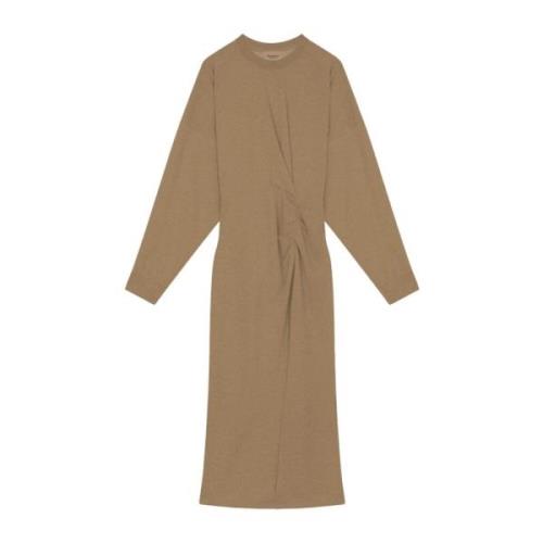 Elegante Zwarte Jurk voor Vrouwen Isabel Marant Étoile , Beige , Dames