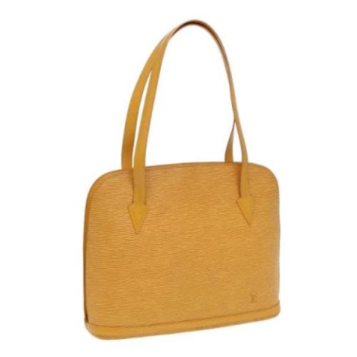 Pre-owned Leather louis-vuitton-bags Louis Vuitton Vintage , Yellow , ...