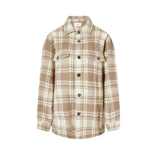 Corduroy Overshirt Jas Ami Paris , Beige , Heren