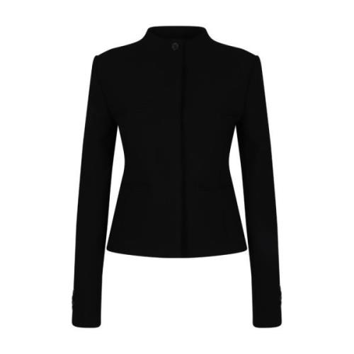 Zwart getailleerd jasje Courrèges , Black , Dames