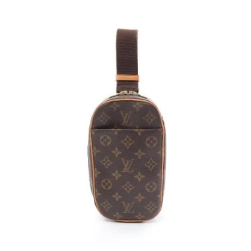 Pre-owned Leather louis-vuitton-bags Louis Vuitton Vintage , Brown , D...