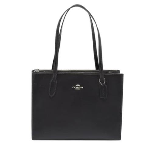 Pre-owned Leather totes Coach Pre-owned , Black , Dames