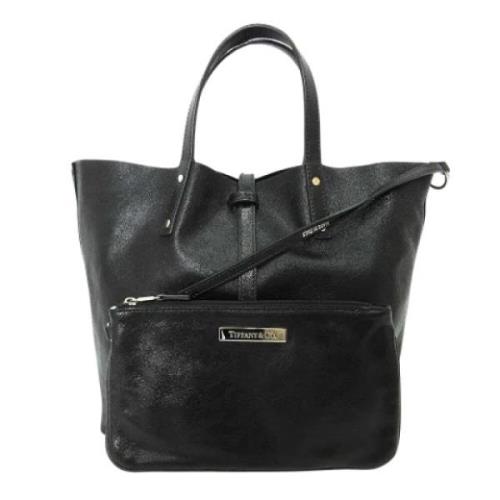 Pre-owned Leather shoulder-bags Tiffany & Co. Pre-owned , Black , Dame...