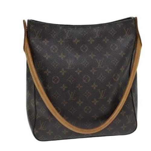 Pre-owned Canvas louis-vuitton-bags Louis Vuitton Vintage , Brown , Da...